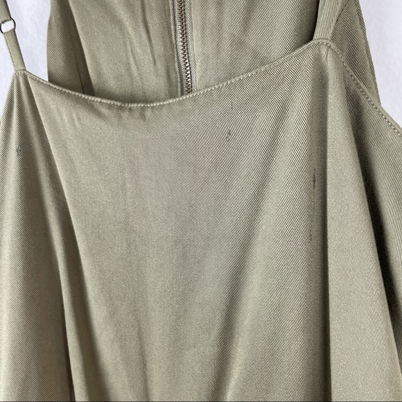 Soho New York Company Olive Green Rayon Jumpsuit M - Picture 9 of 16